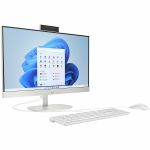 HP 24-cr0000a 24-cr0410 All-in-One Computer - AMD Athlon Silver 7120U - 8 GB - 256 GB SSD - 23.8in Full HD - Desktop - Shell White - AMD Chip - 1920 x 1080 - Windows 11 Home - AMD Radeo