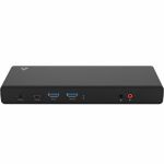 V7 UCDDS2 USB-C Dual 4K DisplayLink Universal Docking Station with 100W PD 2 x USB-C 4 x USB 3.0 Gigabit Ethernet 2x HDMI 2x