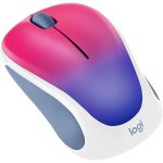 Logitech 910-005840 Design Collection WirelessMouse 2.4GHz USB 1000dpi 3 Button Blue Blush