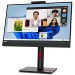 Lenovo ThinkCentre TIO24 Gen5 24in Class Webcam Full HD LED Monitor - 16:9 - Black - 23.8in Viewable - In-plane Switching (IPS) Technology - WLED Backlight - 1920 x 1080 - 16.7 Million