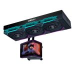 Lian-Li HS2OLDC36TB Hydroshift II OLED Curved Black 360TL RGB Liquid CPU Cooler 3x120mm TL Fans Adjustable 6.67in Screen 3D Animation Effects - Low Noise - LGA 1851/1700 AMD AM5/4