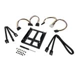 MC L02-35252-KIT 2.5in SSD/Hard Drive InstallationKit For Two (2) 2.5in SSD/HDD to 3.5in Drive Bay with SATA Data and Power Cables