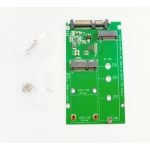 2-in-1 Combo Mini PCI- E 2 Lane M.2 NGFF & mSATA SSD to SATA 3.0 III Adapter