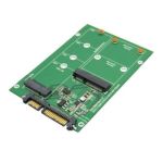 2-in-1 Combo Mini PCI- E 2 Lane M.2 NGFF & mSATA SSD to SATA 3.0 III Adapter