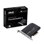 Asus ThunderboltEX 5 Thunderbolt 4 Expansion Card PCI Express 4.0 x4 - 15 GB/s - Desktop Keyboard Mouse Monitor - Plug-in Card