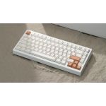 Meletrix BOOG 75 Prebuilt Induction Coil Keyboard White