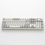 Chilkey ND104 Keyboard with Double shot PBT Keycap Lunar White