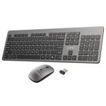 Unitek T054AGY01-US 2.4G Wireless Keyboard & MouseCombo (Battery not included) Space Grey