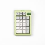 Meletrix ZOOMPAD TIGA Custom Tri-mode Number Pad WS PBT Gray Skies Keycaps Milk Green