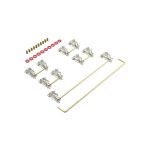 Durock V2 Screw in Stabilizer Clear 4x 2u Stabilizers 1x 6.25u/7u Stabilizer