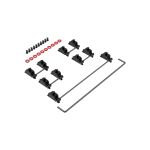 Durock V2 Screw in Stabilizer V2 Nero Full Black 4x 2u Stabilizers 1x 6.25u/7u Stabilizer