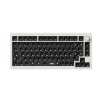 Keychron Q1M-B4 Q1 Max QMK/VIA Wireless CustomMechanical Keyboard Barebone Knob Shell White