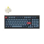 Keychron V5M-D4 V5 Max QMK/VIA Wireless CustomMechanical Keyboard RGB Fully Assembled Knob Carbon Black Hot Swap