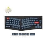 Keychron V8M-D4 V8 Max (Alice Layout) QMK CustomMechanical Keyboard Fully Assembled Knob Carbon Black