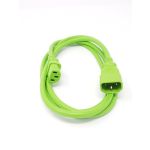 MC M05-113EULG 6' AC Power Extension Cord C13 to C14 18 AWG 250V/10A Green