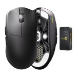 Lamzu MAYA X Charcoal Black Edition Gaming MouseNordic 52840 8K Dongle (8K Version) Pixart 3950 Sensor IC