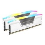 Corsair CMH32GX5M2B6400Z36W VENGEANCE RGB 32GBDDR5 6400 CL36-48-48-104 1.35V XMP & EXPO - White