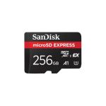 SanDisk microSDXC Express Card 256GB Card UHS-I Reads Up to 880MB/s Writes Up to 650MB/s