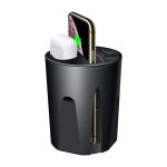 15W Fast Wireless Car Charging CupBlack