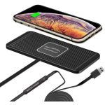 15W Fast Wireless Car Charger Pad Black