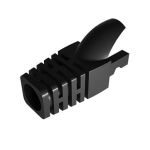 OD 6.5mm 30PCS RJ45 Ethernet Network Cable Strain Relief Boot Black
