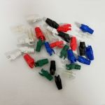 OD 6.0mm 30PCS RJ45 Ethernet Network Cable Strain Relief Boot Multicolor