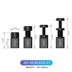 COOLMOON GH-50 GPU Support Bracket 28-50mm Black