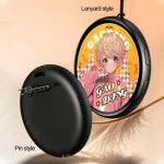 E01 AI Version Smart E-Badge with 1.7inch HD Touchscreen Black