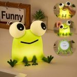 Frog Silicone Night Light Green