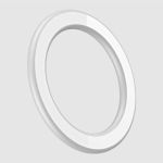Magnetic Wall Ring Holder For iPhone 17/16/15/14 /13/ 12 White