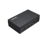 Unitek U-8709ABK VGA KVM Switch 2-In-1 Out Black