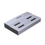 Unitek S1243BGY01-US USB4 4-Bay M.2 SSD Docking Station Grey