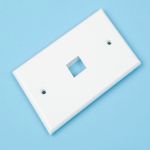 Wall Plate with 1-port White