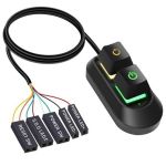 External Desktop PC  Power Switch and Reset Button Black