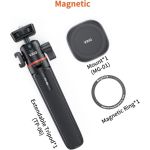 VRIG MG-01 Magsafe Phone Tripod Stand w/1/4 Arri Mount + TP-06 Extendable Tripod Black