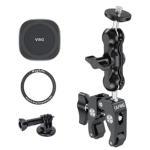 VRIG MG-01 Magsafe Phone Tripod Stand w/1/4 Arri Mount + UURIG BH-09 Tripod Black