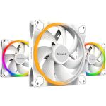 be quiet! BL102 Light Wings PWM 140mm ARGB CoolingFan 3-Pack White ARGB Hub Included