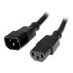 Power Cord Extension Cable C13 to C14 3' 18AWG