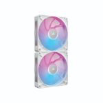 Corsair CO-9051040-WW iCUE LINK RX140 MAX RGB140mm PWM Thick Fans Starter Kit Dual Pack White