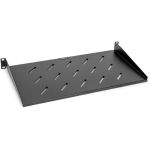 Rocstor Y10E073-B1 1U Universal Cantilever VentedRack mouunt Shelf 10in (250mm) Depth 1U Rack Height x 19IN Rack Width