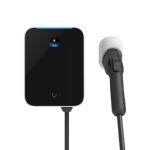 Ubiquiti EV Station Lite Weatherproof 11 kW Level 2 electric vehicle charging station with flexible access control designed for