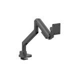 SilverStone SST-ARM15B Heavy Duty Monitor Arm Black VESA Mount Supports up to 57in Display 26.9kg Weight