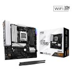 ASRock B850M Pro RS WiFi mATX MotherboardAMD AM5 Ryzen 9000 8000 and 7000 series DDR5 Max 256GB PCI Express 5.0 M.2