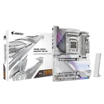 GIGABYTE X870E AORUS MASTER X3D ICE AMD AM5 ATX Motherboard 4 x 288pin DDR5 4X M.2 PCIe 5.0 USB4 WIFI7 10GbE LAN EZ-Latc