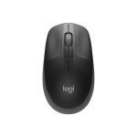 Logitech 910-005901 M190 Wireless Optical Mouse1000 dpi 3 Button USB Mac/Windows/Linux Charcoal