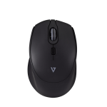 V7 MW350 Wireless Professional Silent Mouse - Optical - 2.4Ghz - Black - Wireless Connection - 1600 dpi - Scroll Wheel - 4 Button(