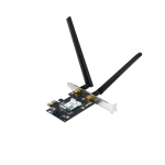 ASUS PCE-AXE5400 WiFi 6E PCI-E Adapter2x External Antennas 6GHz Band 160MHz Bluetooth 5.2 WPA3