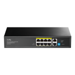 Cudy GS1010PE 8 Port Gigabit PoE Switch 120 Watts PoE Budget 8 10/100/1000Mbps PoE+ Ports 2 Gigabit Uplink Ports.
