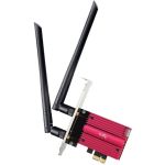 Cudy WE3000S AX5400 Wireless WiFi 6E PCIe Card for PC Bluetooth 5.2 AX210 Module Inside Bluetooth 5.2/5/4.0 802.11ax/ac/a/b/g/