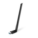 TP-Link Archer T3U Plus Wi-Fi Adapter IEEE 802.11ac USB 3.0 1.27Gbit/s 2.4GHz ISM 5GHz UNII External Black